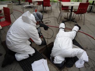 DESAZOLVE DE DRENAJES EN DELEGACIONES, DESAZOLVE DE DRENAJES EN DELEGACION TLALPAN